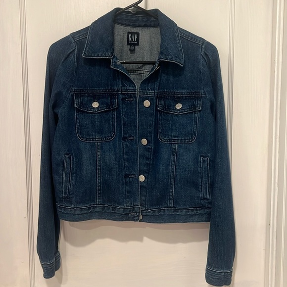Gap Dark stretch Denim jacket - Picture 1 of 3